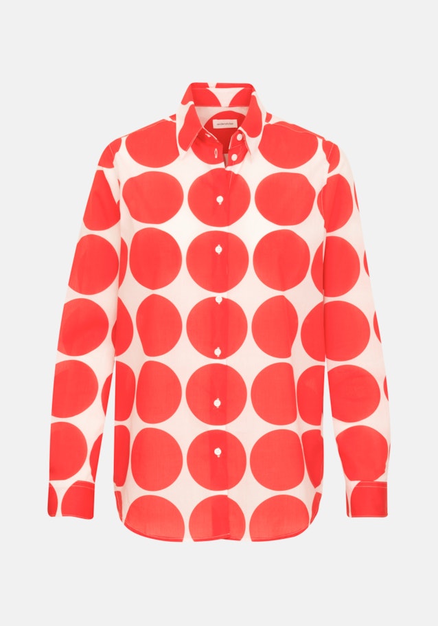 Long sleeve Voile Shirt Blouse in Red |  Seidensticker Onlineshop