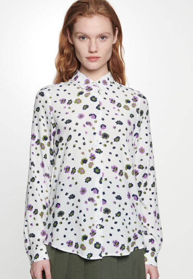 Chemisier Floral in Ecru |  Seidensticker Onlineshop