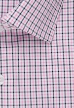 Regular Business Shirt Check in Pink |  Seidensticker Onlineshop