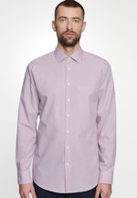 Regular Business Shirt Check in Red |  Seidensticker Onlineshop