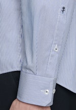 Slim Business Hemd Streifen in Mittelblau |  Seidensticker Onlineshop