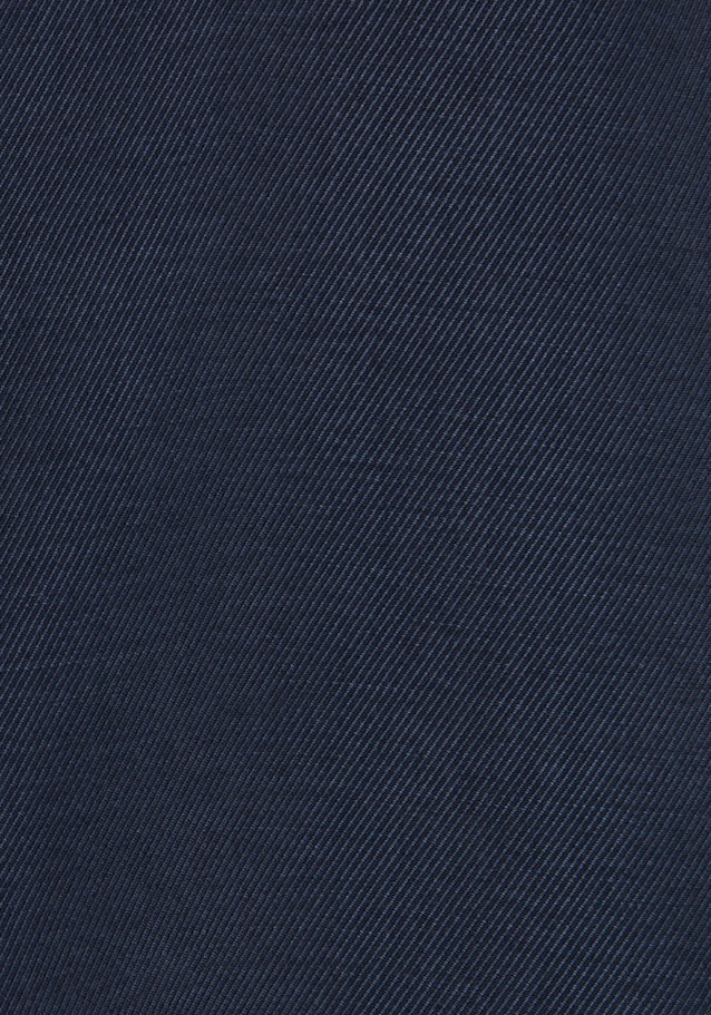 Korte mouwen Twill Shirtblouse in Donkerblauw |  Seidensticker Onlineshop