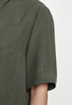 Regular fit Hemdbluse Uni in Grün |  Seidensticker Onlineshop