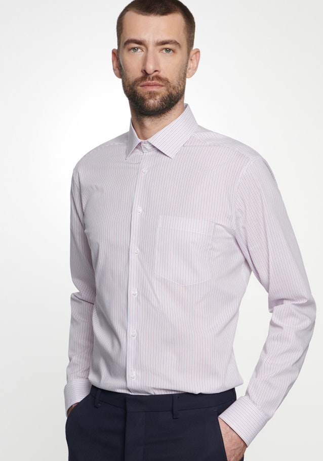 Chemise Business Regular Popeline Col Kent in Blanc |  Seidensticker Onlineshop