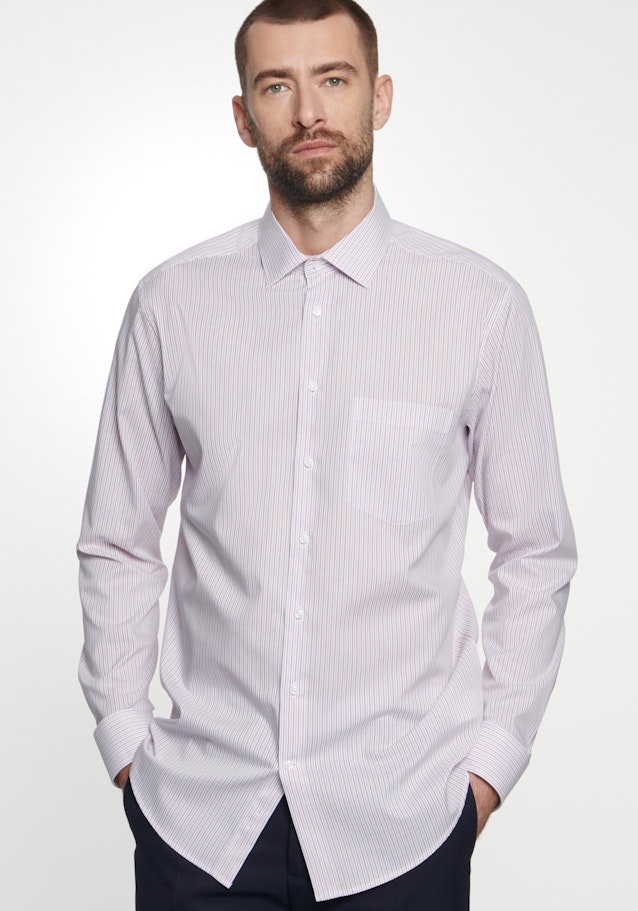 Chemise Business Regular Popeline Col Kent in Blanc |  Seidensticker Onlineshop