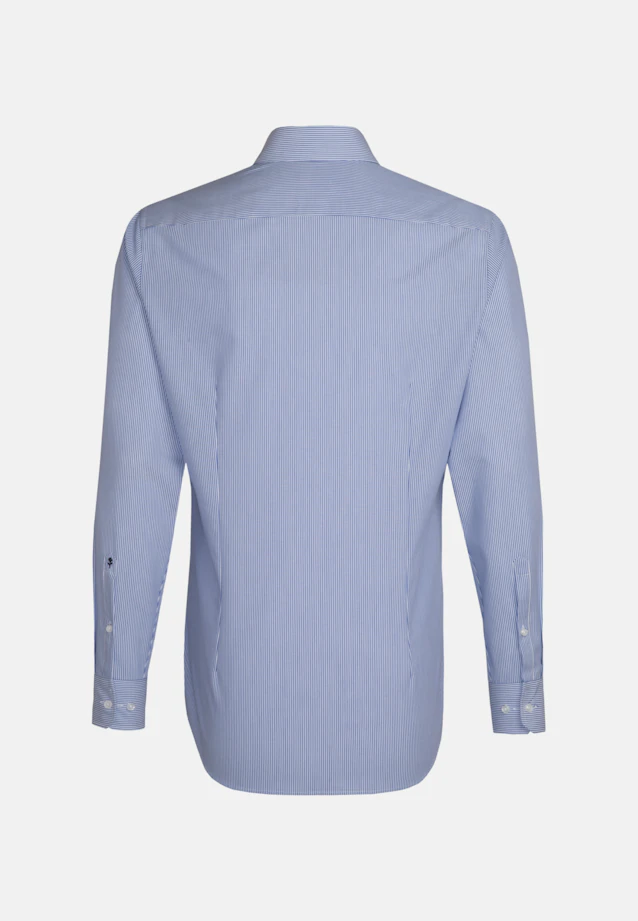 Shaped Business shirt Stripes in Medium blue |  Seidensticker Onlineshop