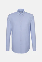 Shaped Business shirt Stripes in Medium blue |  Seidensticker Onlineshop