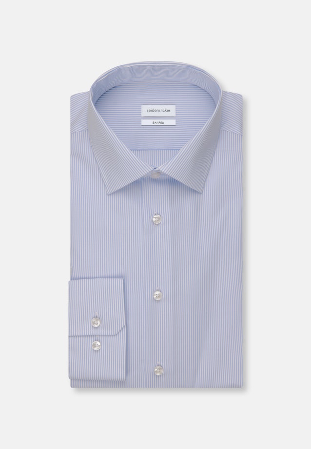 Shaped Business shirt Stripes in Light Blue |  Seidensticker Onlineshop