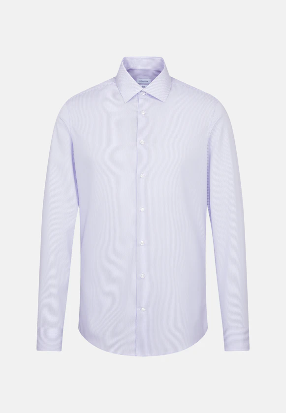 Shaped Chemise d'affaires Rayures in Bleu Clair |  Seidensticker Onlineshop