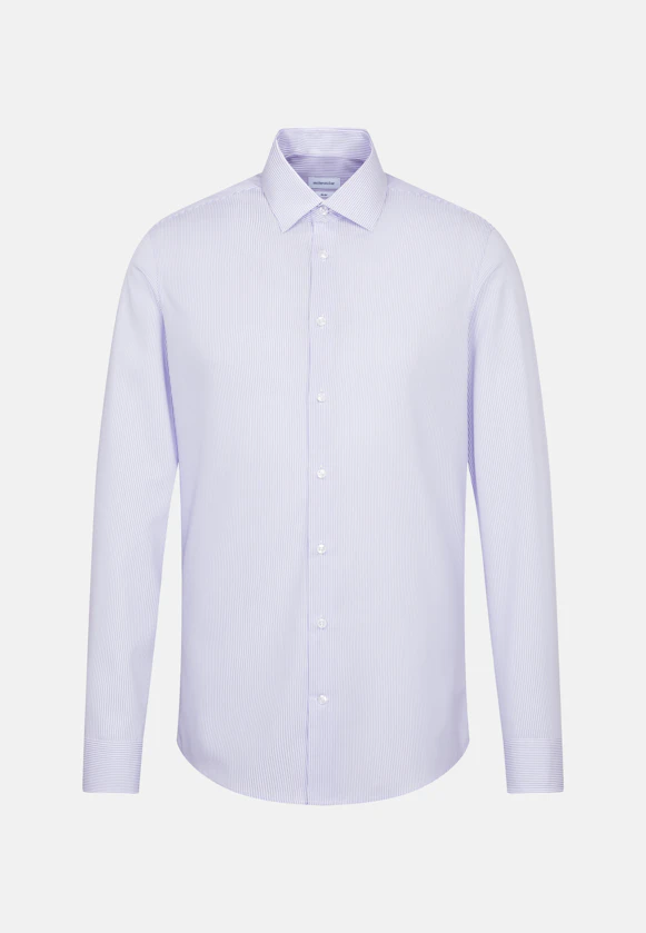 Shaped Chemise d'affaires Rayures in Bleu Clair |  Seidensticker Onlineshop