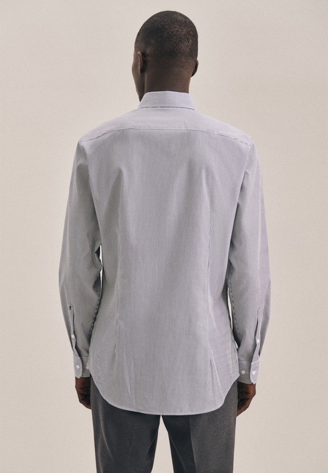 Shaped Chemise d'affaires Rayures in Bleu Foncé |  Seidensticker Onlineshop