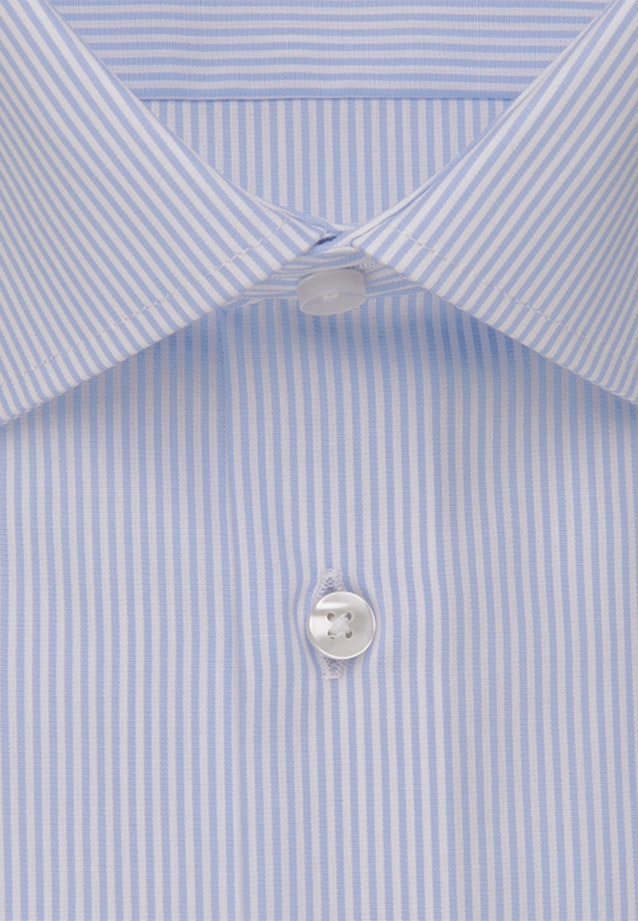 Non-iron Poplin Business Shirt in Shaped with Kent-Collar in Light Blue |  Seidensticker Onlineshop