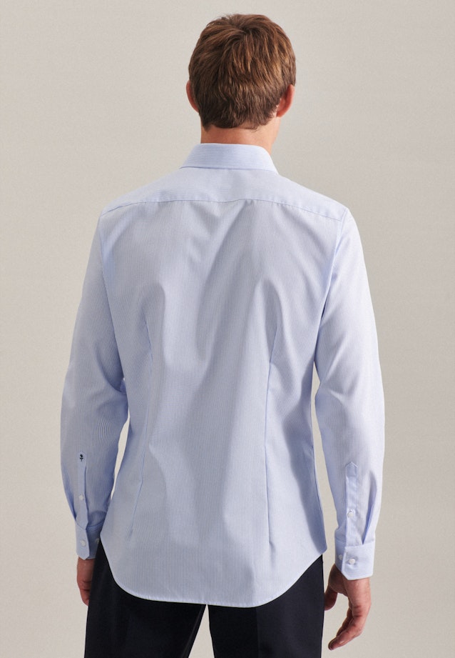 Chemise Business Shaped Popeline Col Kent in Bleu Clair |  Seidensticker Onlineshop