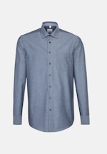 Regular Business Hemd Uni in Dunkelblau |  Seidensticker Onlineshop