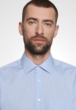 Regular Chemise Business uni in Bleu Clair |  Seidensticker Onlineshop