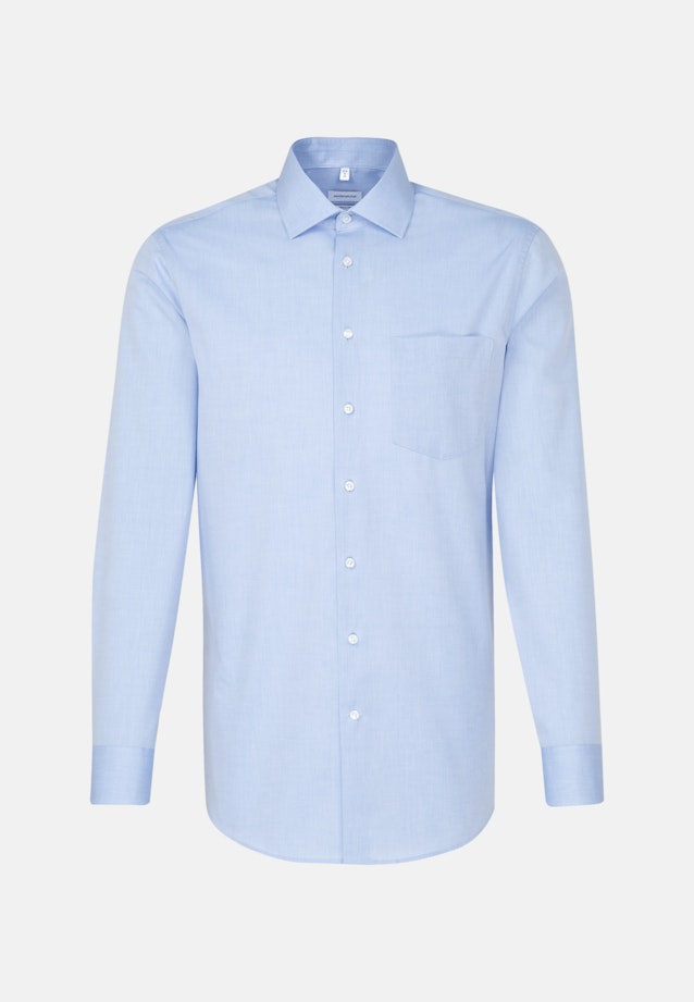 Regular Chemise Business uni in Bleu Clair |  Seidensticker Onlineshop