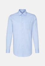 Regular Chemise Business uni in Bleu Clair |  Seidensticker Onlineshop