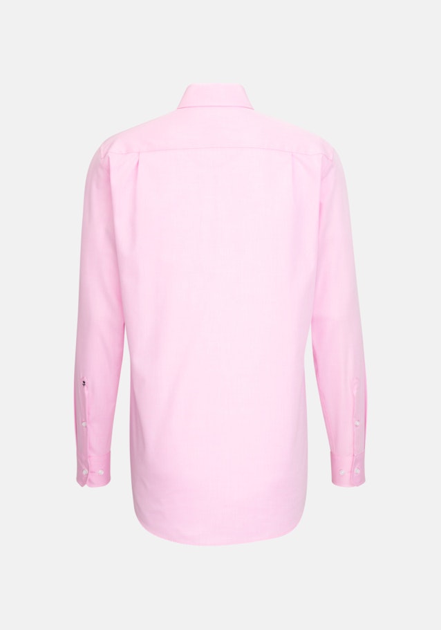 Bügelfreies Chambray Business Hemd in Regular mit Kentkragen in Rosa/Pink | Seidensticker Onlineshop
