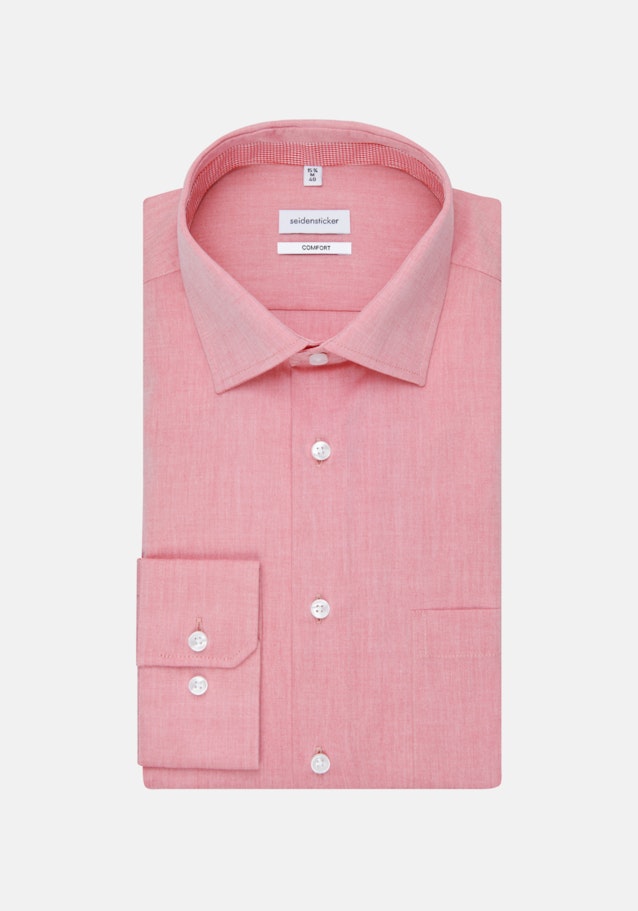 Regular Business Shirt Uni in Red | Seidensticker Onlineshop