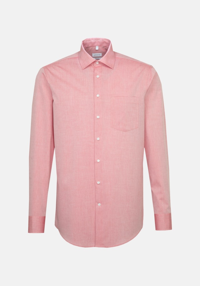 Regular Business Shirt Uni in Red | Seidensticker Onlineshop
