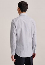 Non-iron Poplin Business Shirt in Slim with Kent-Collar in Dark Blue |  Seidensticker Onlineshop