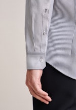 Non-iron Poplin Business Shirt in Slim with Kent-Collar in Dark Blue |  Seidensticker Onlineshop