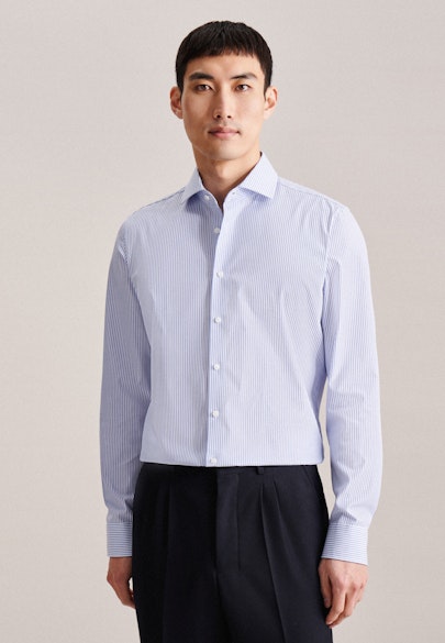 Slim Business shirt Stripe in Light Blue |  Seidensticker Onlineshop