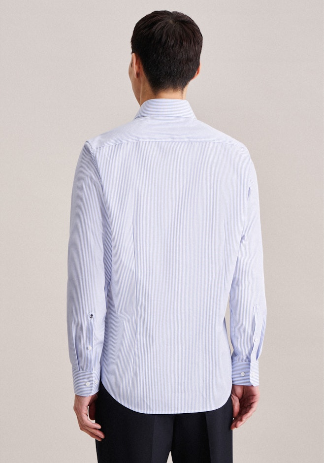 Slim Business Hemd Streifen in Hellblau | Seidensticker Onlineshop
