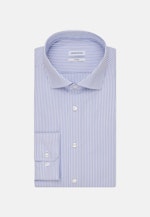 Non-iron Poplin Business Shirt in Slim with Kent-Collar in Light Blue |  Seidensticker Onlineshop