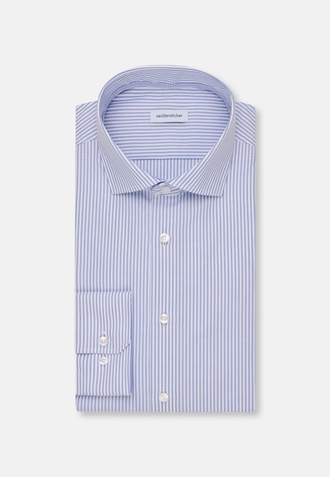 Slim Business Hemd Streifen in Hellblau | Seidensticker Onlineshop