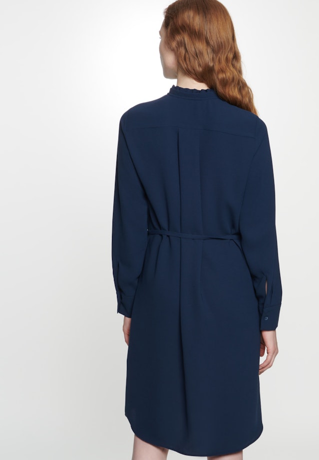 Kleid Uni in Dunkelblau |  Seidensticker Onlineshop
