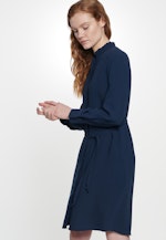 Kleid Uni in Dunkelblau |  Seidensticker Onlineshop