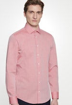 Shaped Business Shirt Plain in Red |  Seidensticker Onlineshop