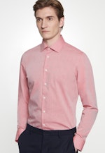 Shaped Business Shirt Plain in Red |  Seidensticker Onlineshop