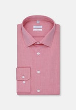 Shaped Business Shirt Plain in Red |  Seidensticker Onlineshop