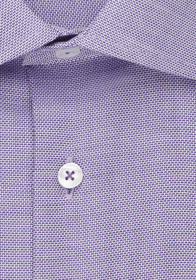 Chemise Business Regular Structuré Col Kent in Lilas |  Seidensticker Onlineshop