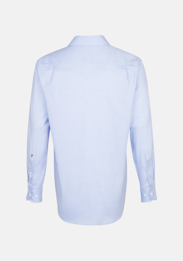 Chemise Business Regular Structuré Col Kent in Bleu Clair |  Seidensticker Onlineshop