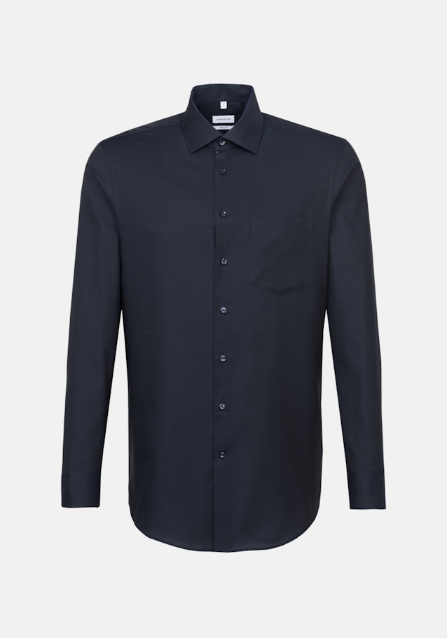Regular Business Hemd Uni in Dunkelblau | Seidensticker Onlineshop