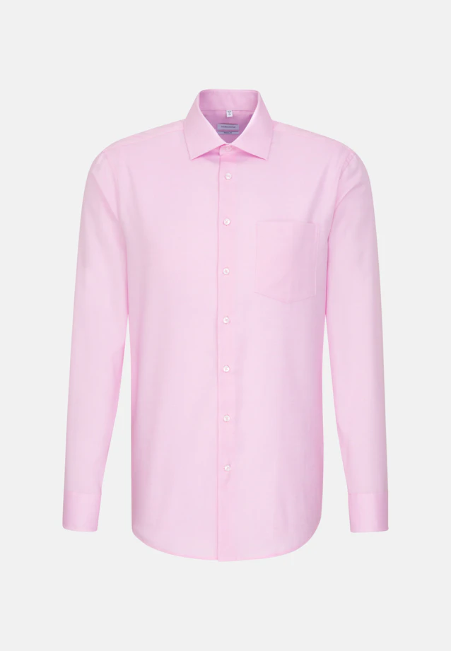 Regular Chemise Business uni in Rose Fuchsia |  Seidensticker Onlineshop