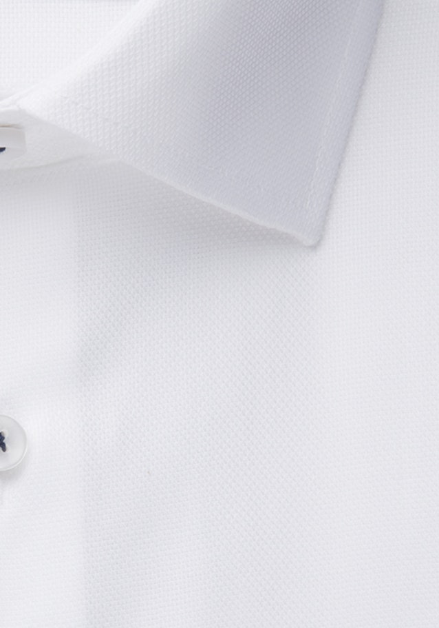 Bügelfreies Struktur Business Hemd in Regular mit Kentkragen in Weiß |  Seidensticker Onlineshop