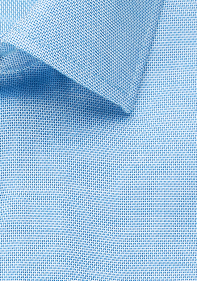 Chemise Business Regular Structuré Col Kent in Turquoise |  Seidensticker Onlineshop