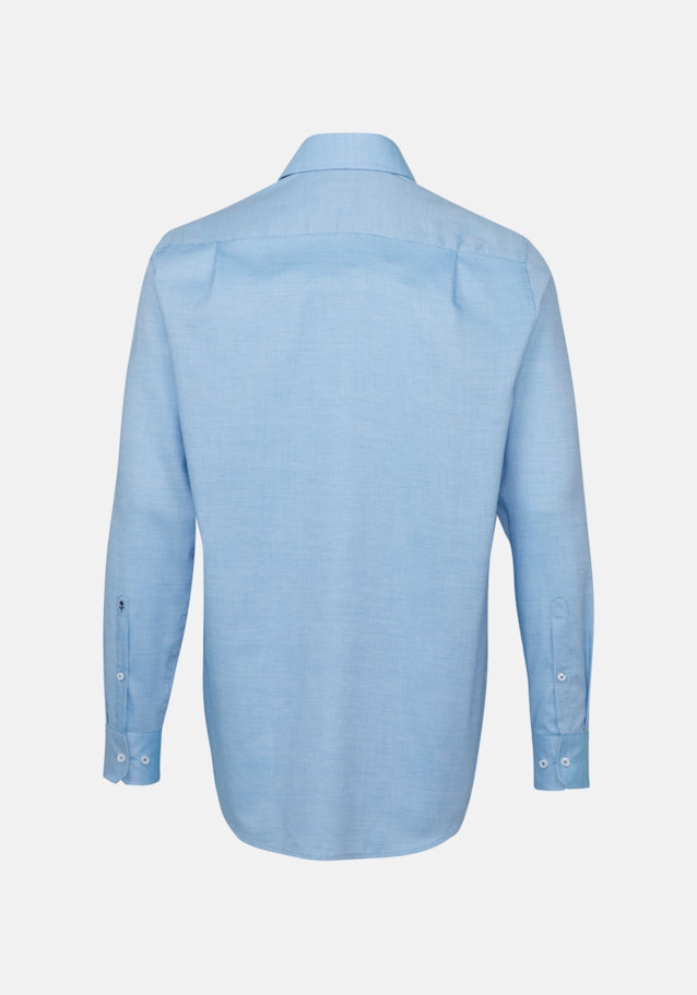 Non-iron Structure Business Shirt in Regular with Kent-Collar in Turquoise |  Seidensticker Onlineshop