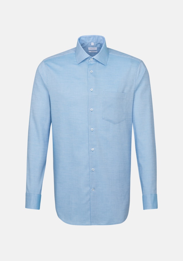Regular Business Shirt Uni in Turquoise | Seidensticker Onlineshop