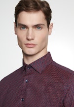 Shaped Business Hemd Druck in Rot |  Seidensticker Onlineshop