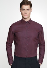 Shaped Business Hemd Druck in Rot |  Seidensticker Onlineshop