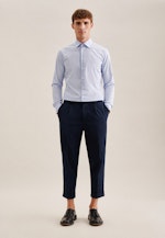 X-Slim Business Hemd Karo in Hellblau |  Seidensticker Onlineshop