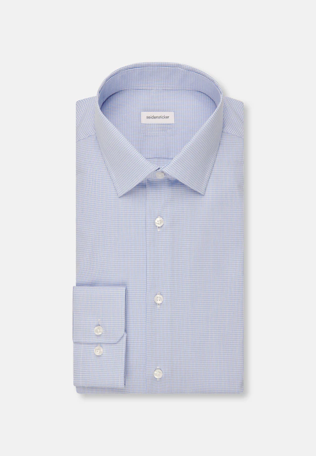 X-Slim Business shirt Check in Light Blue |  Seidensticker Onlineshop