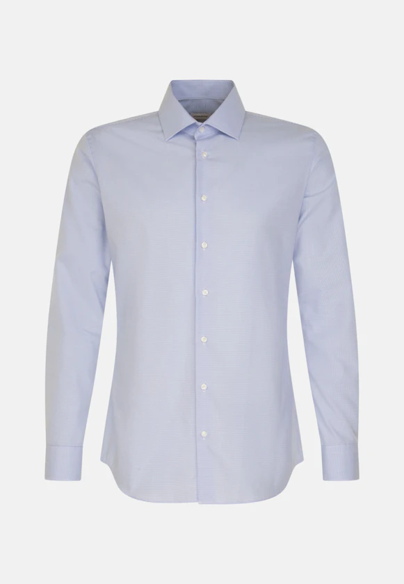 X-Slim Business shirt Check in Light Blue |  Seidensticker Onlineshop