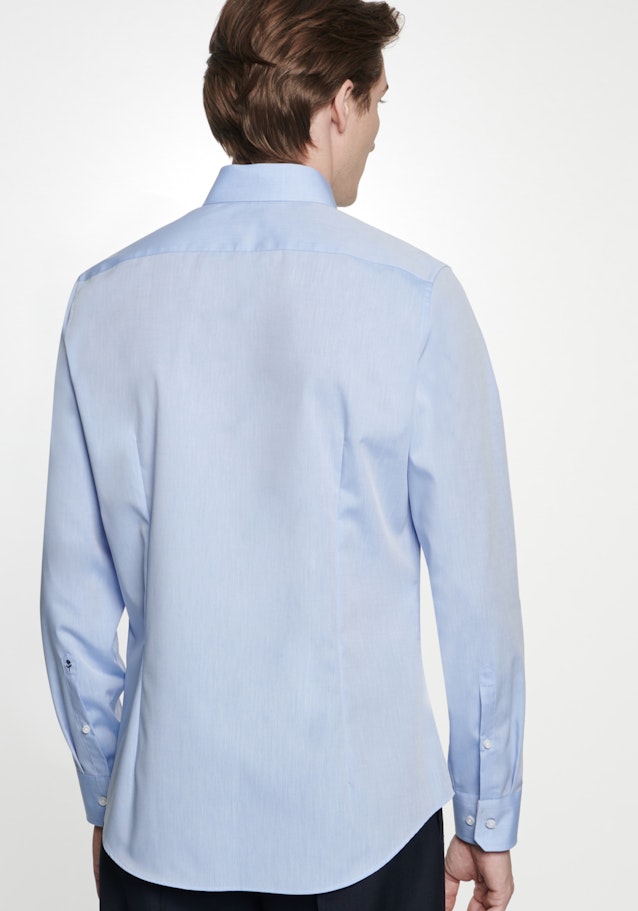 Bügelfreies Chambray Business Hemd in Slim mit Kentkragen in Hellblau |  Seidensticker Onlineshop