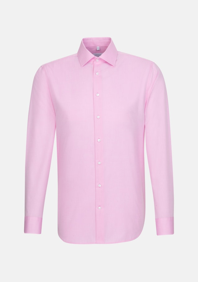 Non-iron Chambray Business Shirt in Slim with Kent-Collar in Pink |  Seidensticker Onlineshop